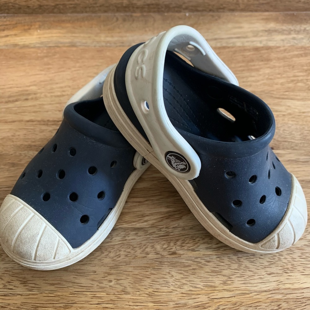 Navy Crocs